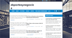 Desktop Screenshot of deportesynegocios.com
